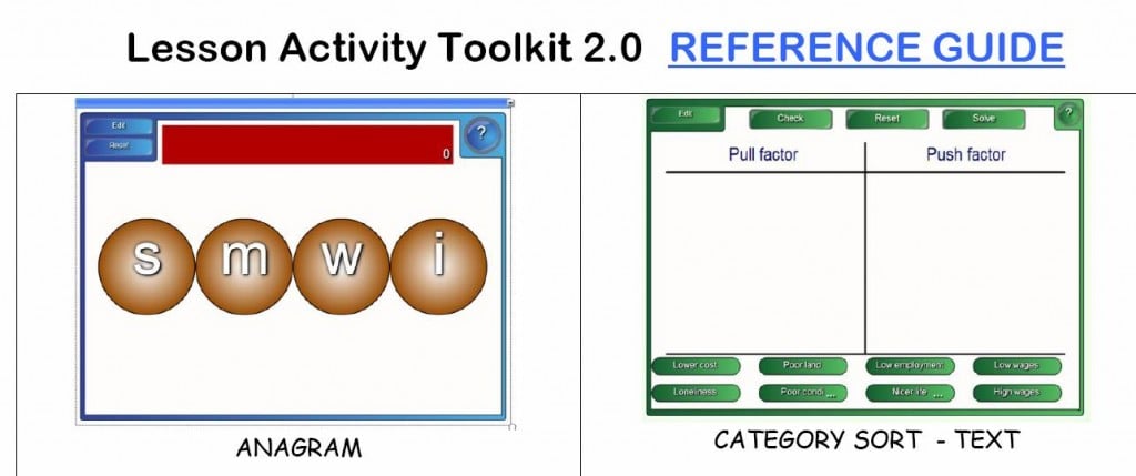 lesson activity toolkit